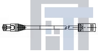 219599-7 Клеммные колодки с изолирующими перегородками CA/ASSY M/PLUG/110 JK 568B CMP