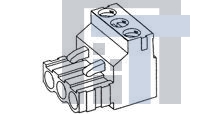 282807-4 Съемные клеммные колодки PLUG 4P .200 R/A