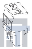 284040-3 Съемные клеммные колодки PLUG 3 POS VERT 5mm