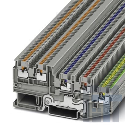 3244465 Клеммные колодки для DIN-рейки Sens/Act Term Block 26-14 AWG, Push-In