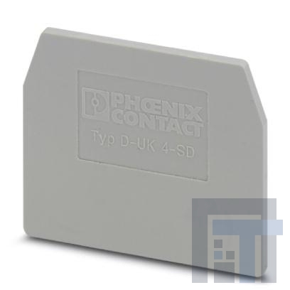 3246862 Комплектующие для клеммных колодок D-UK 4-SD END COVER GRAY