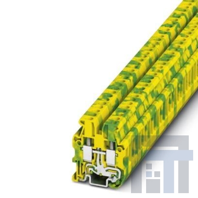 3248032 Клеммные колодки для DIN-рейки Mini Ground 5.2mm Width,24-12AWG