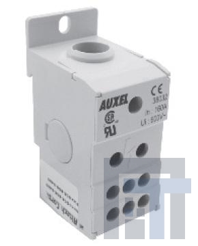 38032 Клеммные колодки для DIN-рейки 1-POLE DISTR BLOCK 160A 600V