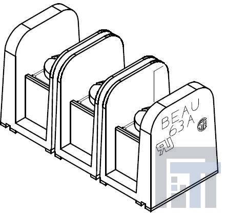 38630-6603 Клеммные колодки с изолирующими перегородками PCB PC STYLE 600V 3P no mounting ends