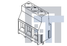 39380-0103 Фиксированные клеммные колодки 6.34MM 3 CKT 300V