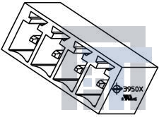 39501-1006 Съемные клеммные колодки EURO 3.5MM 6 CIRCUIT VERT PCB HEADER