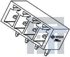 39502-1507 Съемные клеммные колодки 3.5MM EURO HEADER RA EADER RA BLK AU 7CKT