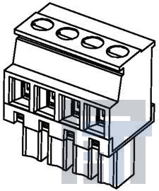 39503-7008 Съемные клеммные колодки 3.50MM EURO PLUG VER UG VERT RWE GRN 8CKT