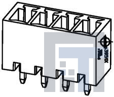 39511-1515 Съемные клеммные колодки 3.81MM EURO HEADER V ER VERT BLK AU 15CKT