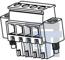 39517-8512 Съемные клеммные колодки 3.81MM EURO PLUG VER T ME FWE GRN AU 12CK