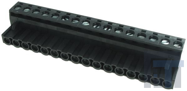 39530-0116 Съемные клеммные колодки 5.08MM EURO PLUG RA LUG RA BLK 10A 16CKT