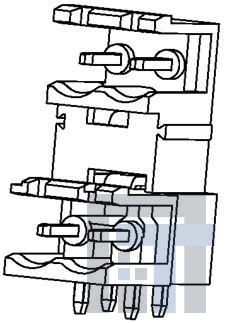 39538-0020 Съемные клеммные колодки 5.08MM EURO HEADER R A DL STACK BLK 20CKT