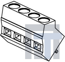 39593-6303 Фиксированные клеммные колодки 5.0MM EUROBLOCK PC 45 GRN 10A 3CKT