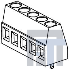 39593-7005 Фиксированные клеммные колодки 5.0MM EUROBLOCK PC VERT GRN 11A 5CKT