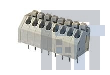 39700-0706 Фиксированные клеммные колодки SPRG TERM BLK 45D 3.5MM 6P LT GRY