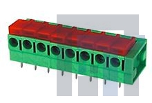 39700-0807 Фиксированные клеммные колодки SPRG TERM BLK HORIZ 5.00MM 7C-GREEN