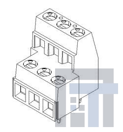 39880-0508 Фиксированные клеммные колодки DUAL LEVEL 5.08 TERMINAL BLOCK