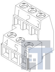 39890-0504 Фиксированные клеммные колодки 5.0mm Low 2Lvl Blck S89 STY21 CKT04