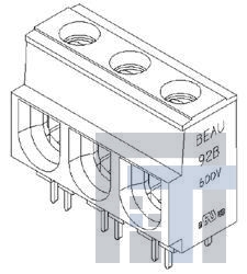 39920-0302 Фиксированные клеммные колодки 15MM 2 ASY VERT 115AMP