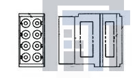 592620-7 Комплектующие для клеммных колодок TJ DBL SPL SZ 20 NO CONT