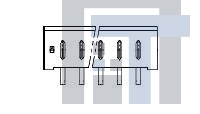 6-6447143-3 Комплектующие для клеммных колодок BU CONN FS3 HEADER G (6P)