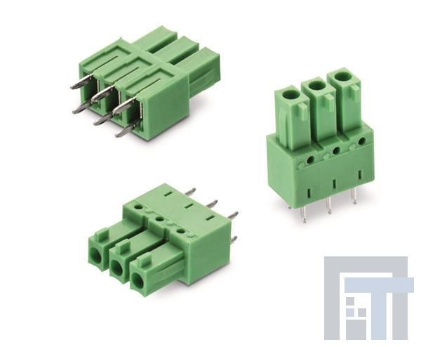 691307300003 Съемные клеммные колодки WR-TBL TerminalBlock Reversed PCB Vert 3p