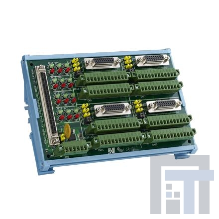 ADAM-3956-AE Интерфейсные модули клеммных колодок 4-Axis 100-pin SCSI DIN-rail motion wiring terminal