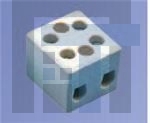 CB16-2H Фиксированные клеммные колодки Cera Euroblock 2 pl w/LED