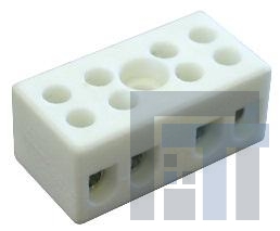 CB6-4H Фиксированные клеммные колодки Ceramic Euroblock 4 pole w/mntg hole
