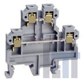 CDL4U Клеммные колодки для DIN-рейки F/T Term Dbl level 3pole