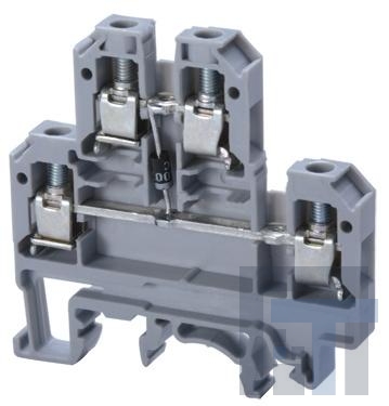 CDL4U(E)D2 Клеммные колодки для DIN-рейки Diode Circ Term D/L Dbl.Lvl