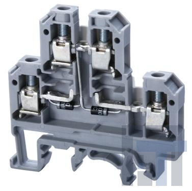 CDL4U(E)DD3 Клеммные колодки для DIN-рейки Diode Circ Term D/L