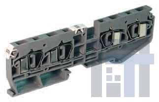 CSC2-5T2-2 Клеммные колодки для DIN-рейки Feed-thru Termblock