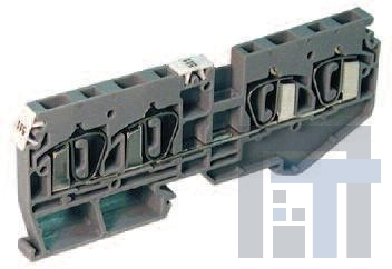 CSC4T2-2 Клеммные колодки для DIN-рейки Feed-thru Termblock