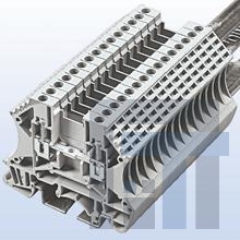 DP25-GY Клеммные колодки для DIN-рейки TERM BLOCK 25A GRAY