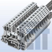 DP45-GY Клеммные колодки для DIN-рейки 45A GRAY TERM BLOCK