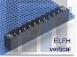 ELFH05250E Съемные клеммные колодки VERTICAL HEADER 5.08MM 5POS EARED