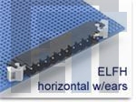 ELFH14210J Съемные клеммные колодки Hor Header W/Eject Ears 14pos .2in