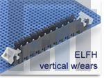 ELFH14250J Съемные клеммные колодки Hor Header W/Eject Ears 14pos .2in