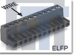 ELFP02410 Съемные клеммные колодки Power Plug .3in 2 Pos. R/A
