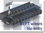 ELFT08250E Съемные клеммные колодки 8P Straight Plug Top Access .200