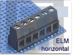 ELM021100 Фиксированные клеммные колодки 2P WTB Cage Clamp Horizontal .197