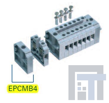 EPCMB4 Комплектующие для клеммных колодок End/Mounting Plate for CMB4