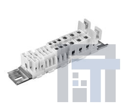 NDN111-WH Клеммные колодки для DIN-рейки 1P C/DIN Rail & Base Mount White