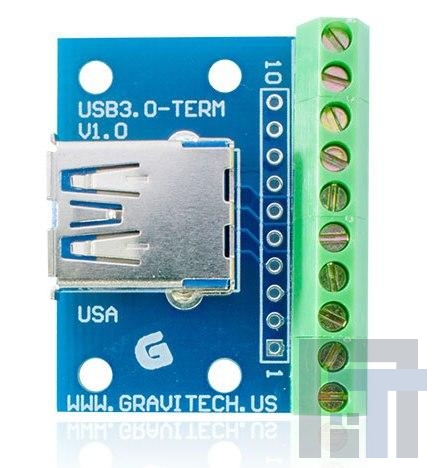 USB30-TERM Интерфейсные модули клеммных колодок USB 3.0 TypeA Female Breakout Board