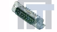 1-338168-2 Стандартные соединители D-Sub  9POL HDP20 PLUG PLUG 9P R/A 30AU T/H