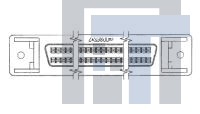 1-786557-1 Стандартные соединители D-Sub  68 50SR VRT RCPT FL TP ACT PN