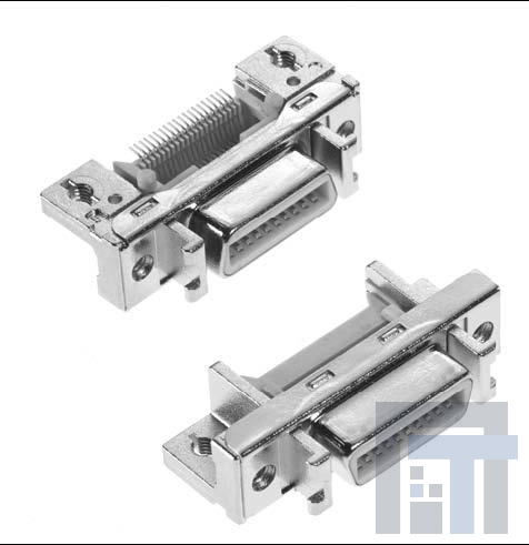 10214-1S10PE Соединители D-Sub Micro-D 14P SMT RA RECEPT