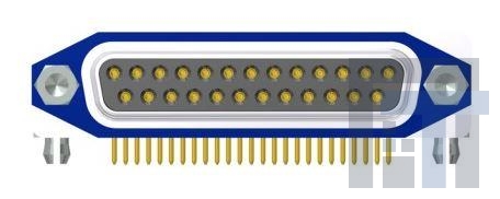 15-006613 Стандартные соединители D-Sub  25 Pos Female Solder Pin Angled