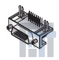 152-3309 Стандартные соединители D-Sub  9C R/A PCB PLUG